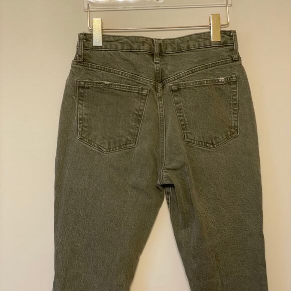 We The Free 27 ripped rugged jeans bohemian button fly raw hemline blue denim - Picture 7 of 8